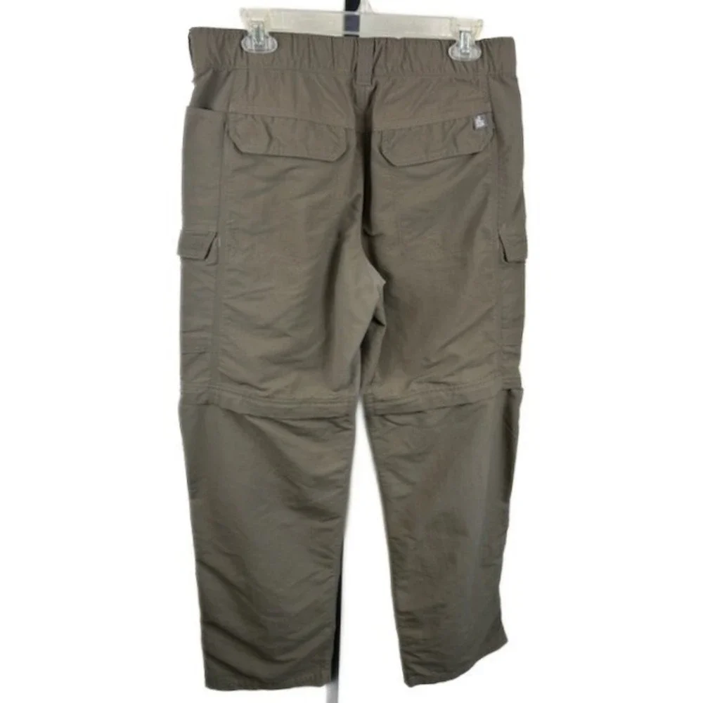 The North Face Mens‎ Convertible Hiking Pants Shorts Olive Size M/M Medium